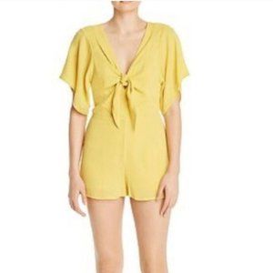 AQUA Bloomingdale's Romper - Bright Yellow